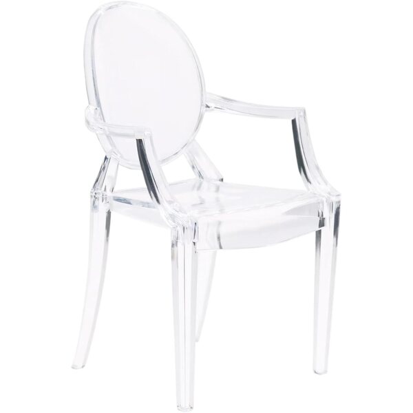 Mini Sedia Trasparente in Plastica per Casa delle Bambole 1:6 - Design Moderno e Resistente