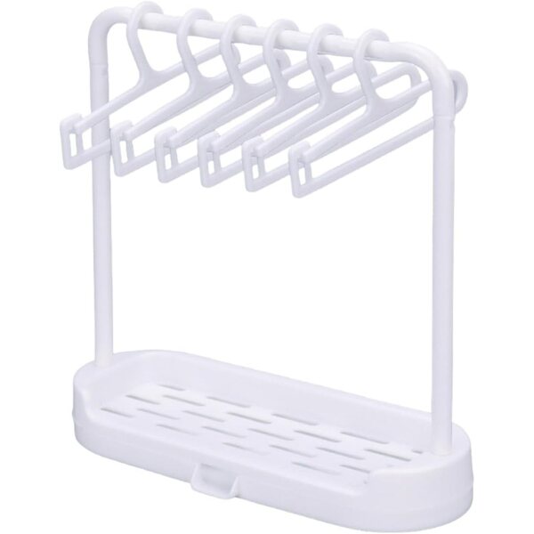 Appendiabiti per bambole Zuoeay con base stabile e facile installazione, ideale per collezionisti