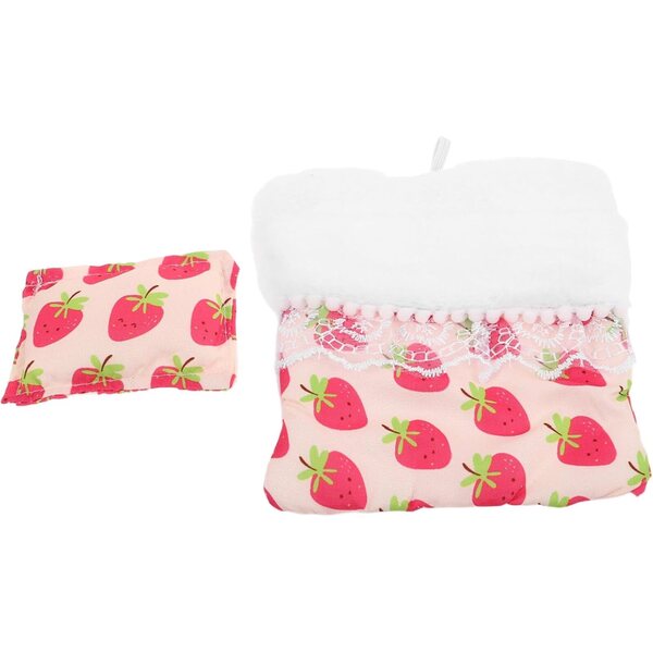 Pupenschlafsack e cuscino per letto bambole 17cm - set compatto e decorativo