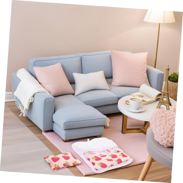 Pupenschlafsack e cuscino per letto bambole 17cm - set compatto e decorativo