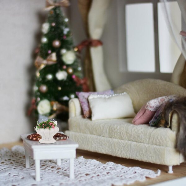 Set 22 Mini Piante Artificiali in Plastica per Decorazioni casa delle bambole e Mini Giardini