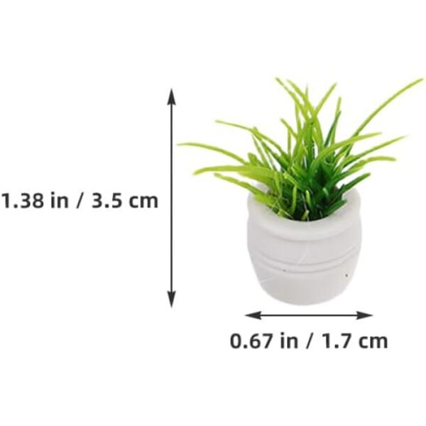 Set 22 Mini Piante Artificiali in Plastica per Decorazioni casa delle bambole e Mini Giardini