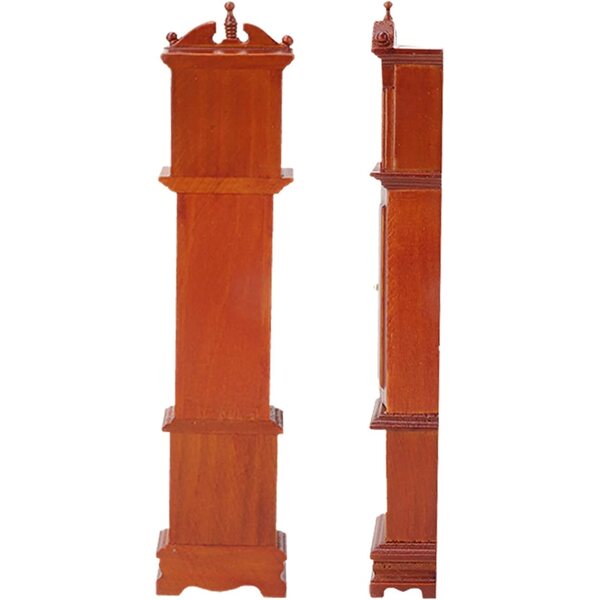 Vintage und elegante Puppenhaus-Miniatur-Standuhr 1:12