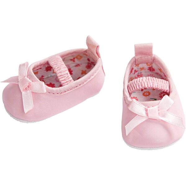 Heless Rosa Ballerinas für Puppen 38–45 cm mit Gummizug, leicht zu tragen