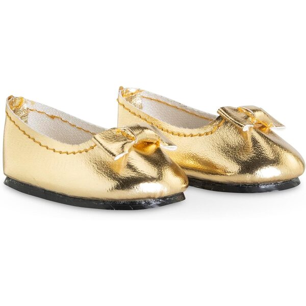 Ballerine Dorate per Bambole Ma Corolle 36 cm, Scarpe Facili da Indossare Ab 3 Anni