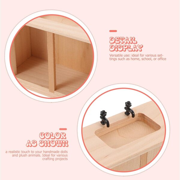 Abaodam Lavandino Miniatura in Legno per Casa delle Bambole Bagno e Cucina