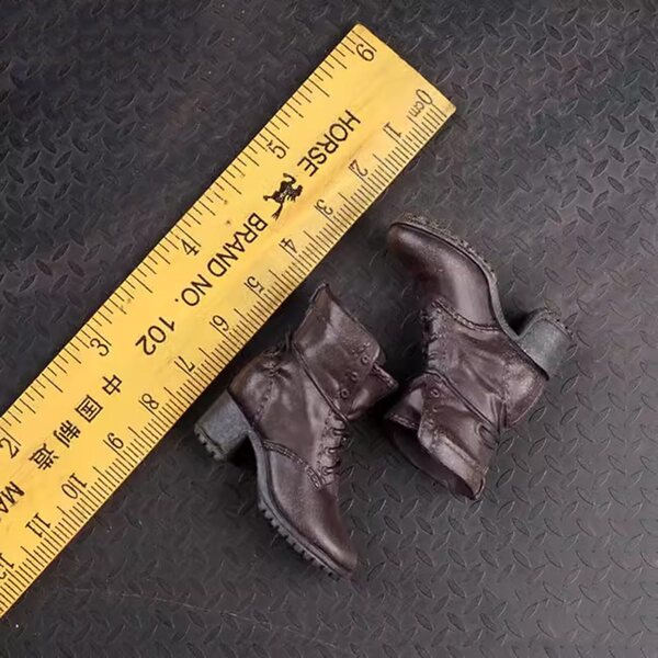 1/6 PU weibliche Militärschuhe für 12 Zoll Actionfigur VUSLB Modell