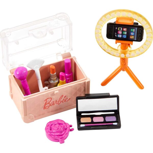 Barbie Accessori per il Trucco e Festa Unicorno - Set Giochi Creativi per Bambini