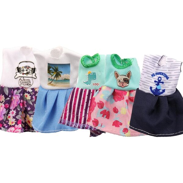 Set 10 Abiti e 2 Scarpe per Bambole 15 cm - Vestiti Moda per Bambine