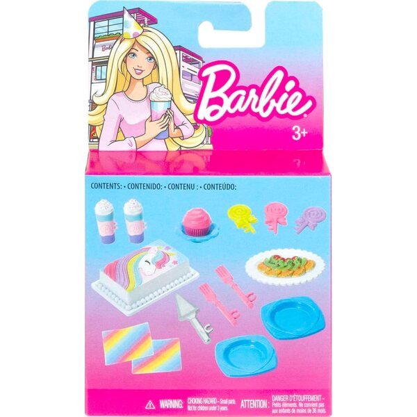 Barbie-Zubehörset für Rollenspiele – Make-up und Einhorn-Party