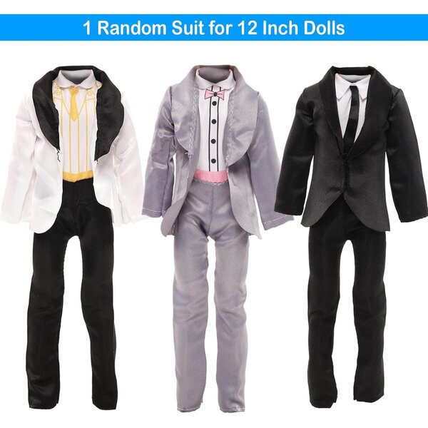 Set abbigliamento completo per bambole 12 pollici con 21 capi e accessori moda