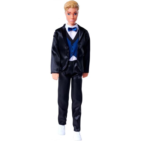 Steffi Love Kevin Charming: bambola moda 30cm elegante con abito e sneakers, dai 3 anni