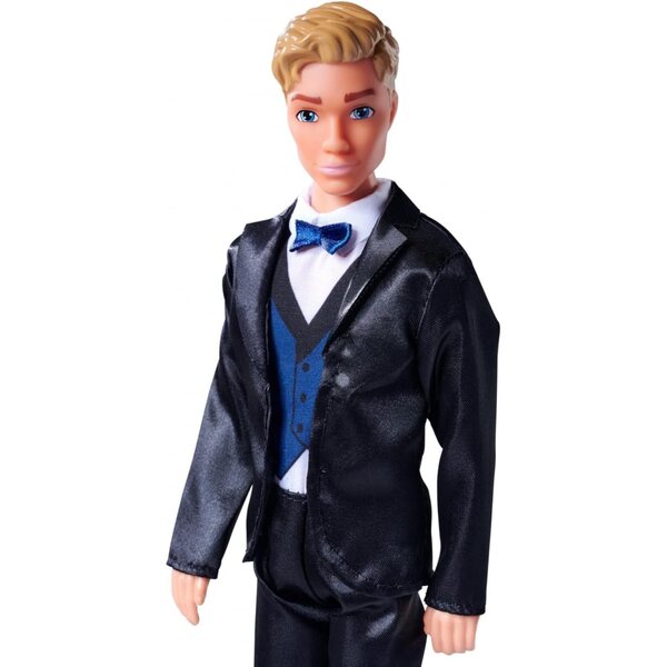 Steffi Love Kevin Charming: bambola moda 30cm elegante con abito e sneakers, dai 3 anni