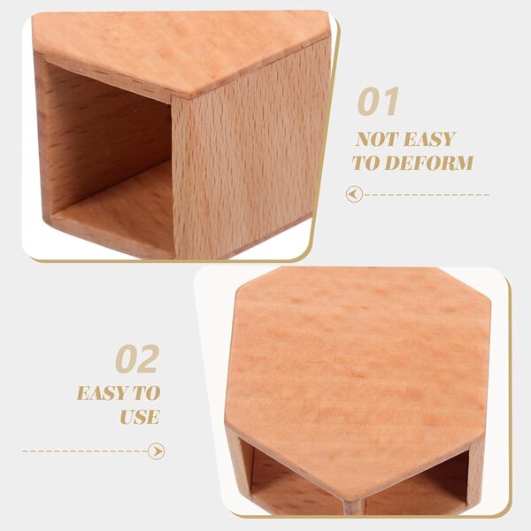 ORFOFE Mini Tavolino in Legno per Casa delle Bambole, Mobili in Miniatura Realistici e Robusti