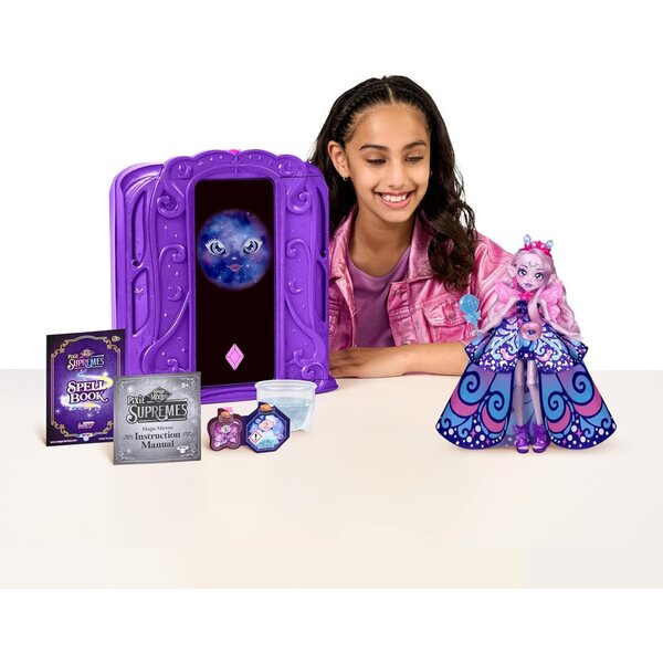 Bambola Rapunzel Disney Princess 35 cm con Abito Viola e Diadema Luminoso