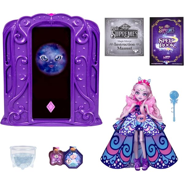 Bambola Rapunzel Disney Princess 35 cm con Abito Viola e Diadema Luminoso
