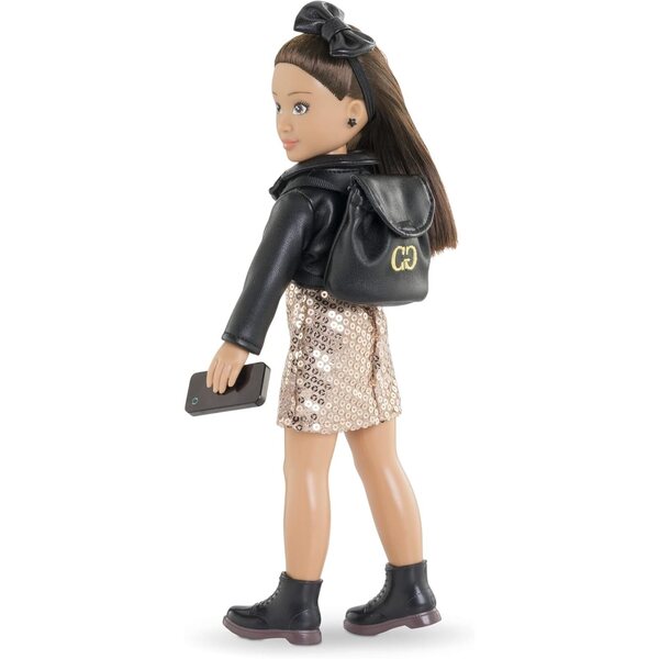 Corolle Girls 7-teiliges Zubehörset Outfit Party Gold und Schwarz für 28-cm-Puppen