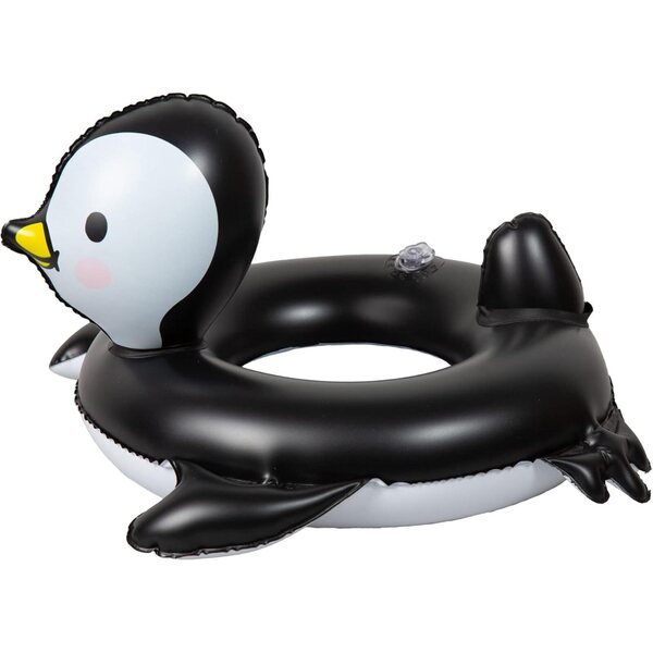 Design del pinguino ad anello da nuoto Heless per bambole 35-45 cm - perfetto per piscina e vasca da bagno