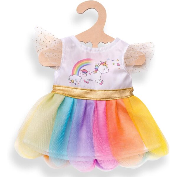 Heless Puppenset: Einhorn-Badeanzug und Kleid für Puppen 35-45 cm