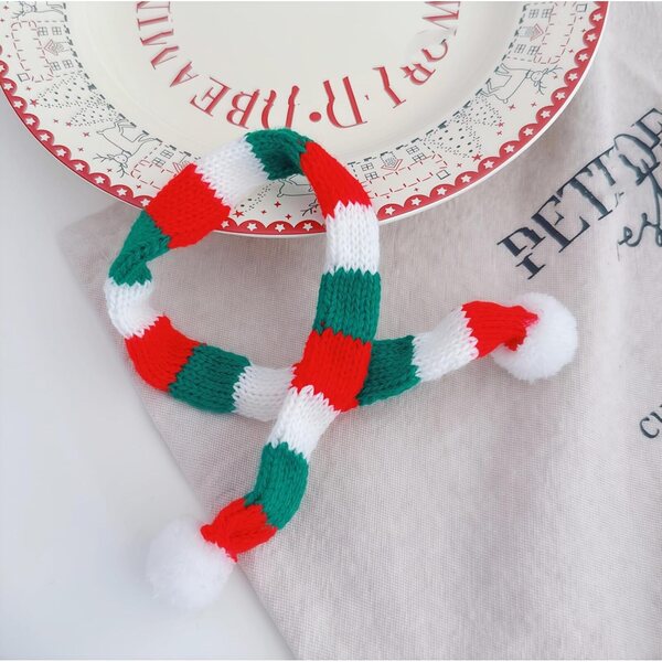 3-teiliges Weihnachtspuppen-Kleidungsset für Puppen 15–17 cm im Kawaii-Stil