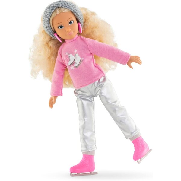 Corolle Girls Valentine Winter Set 28 cm mit Jacke und Accessoires, Vanilleparfüm