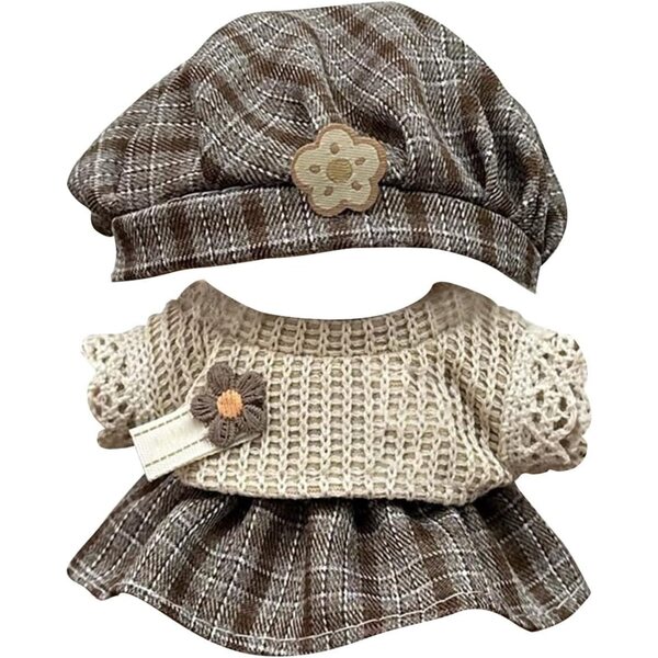 Kleidung für 17 cm und 14 cm große Topassion-Stofftiere mit Pullover und Mütze, ideal für Kinder