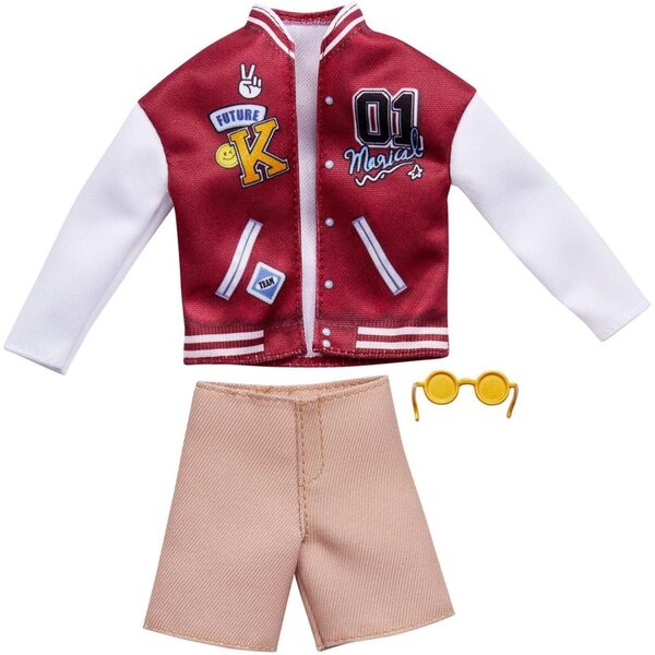Barbie Fashion Pack HJT25: Bomberjacke, Shorts e Occhiali da Sole per Ken