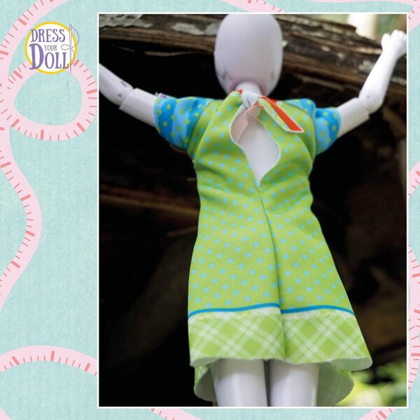 Nähset für Twiggy Kitten-Puppenkleidung – Stufe 2, einfaches und kreatives Outfit