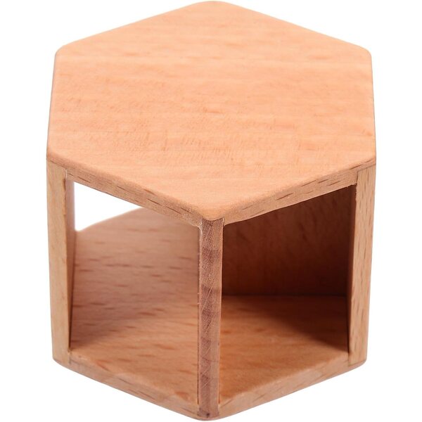 BESPORTBLE Tavolino Laterale Mini in Legno per Casa delle Bambole, Mobili in Miniatura