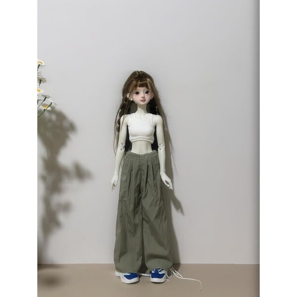 1/4 BJD SD 18 Zoll Puppenkleidungsset - handgefertigtes modisches Oberteil und Hose