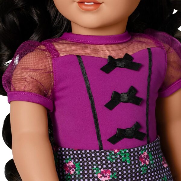 American Girl Truly Me Outfit fiocco e fiori per bambole 45,7 cm dai 6 anni