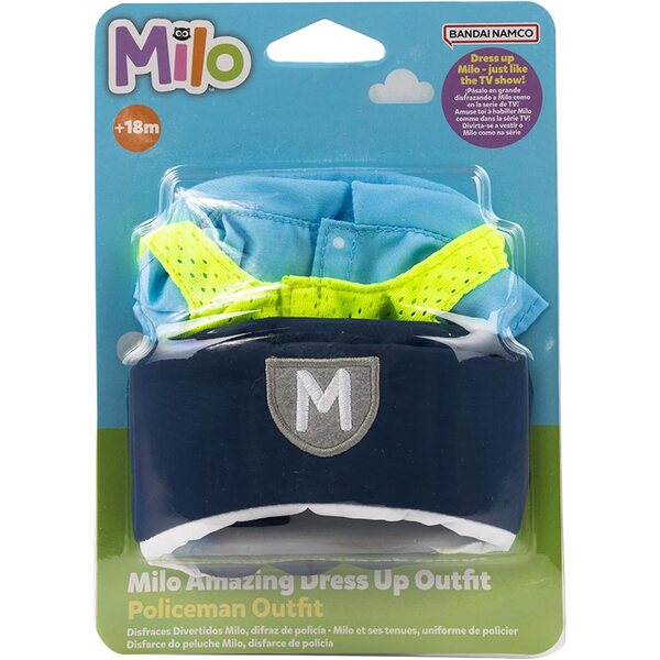Milo-Bekleidungsset für Puppen – Offizielles Polizistenkostüm für Rollenspiele