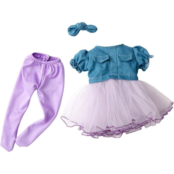 Set Moda per Bambole 18 Pollici con marsupio e Peluche Cane Morbido