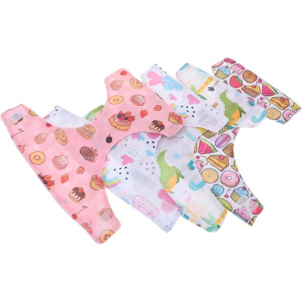 5-teiliges Höschen-Set für Puppen von 43–46 cm – elastische und atmungsaktive Unterwäsche