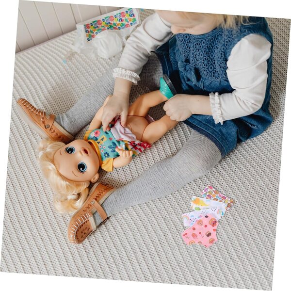 5-teiliges Höschen-Set für Puppen von 43–46 cm – elastische und atmungsaktive Unterwäsche
