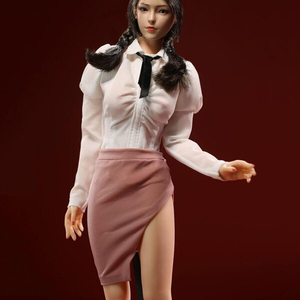 Abito 1/6 per bambole femminili da 12 pollici con camicia, gonna e accessori