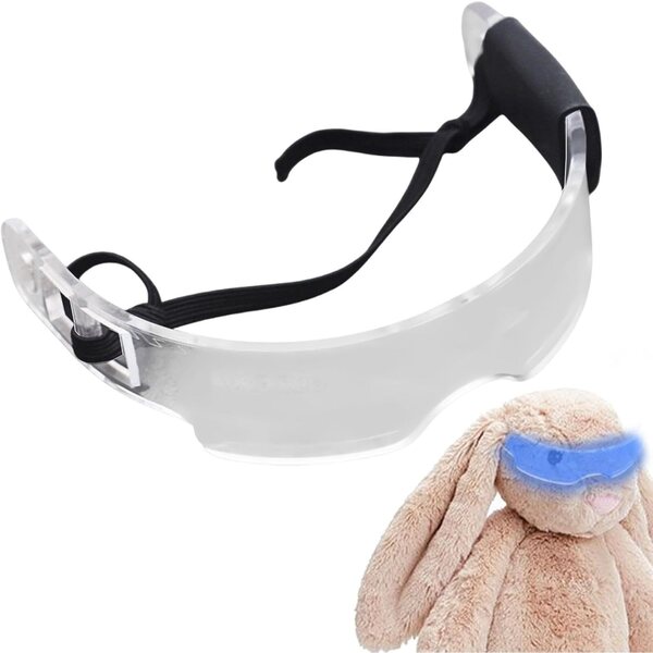 Leuchtende Puppenbrille, einzigartiges Accessoire für 15-cm-Puppen, cooles Design