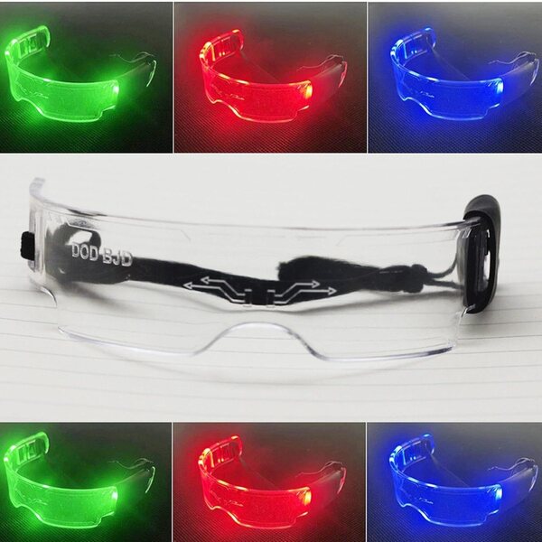 Leuchtende Puppenbrille, einzigartiges Accessoire für 15-cm-Puppen, cooles Design