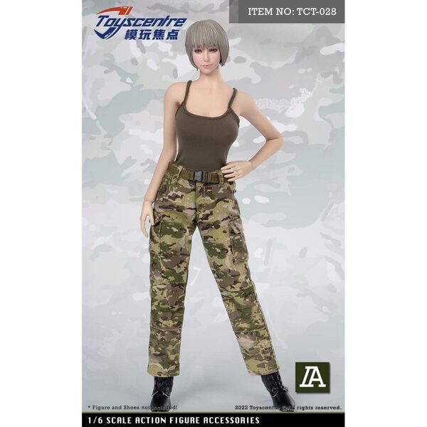 Abito completo artigianale 1/6 per action figure femminile 12" - Camicia e pantaloni
