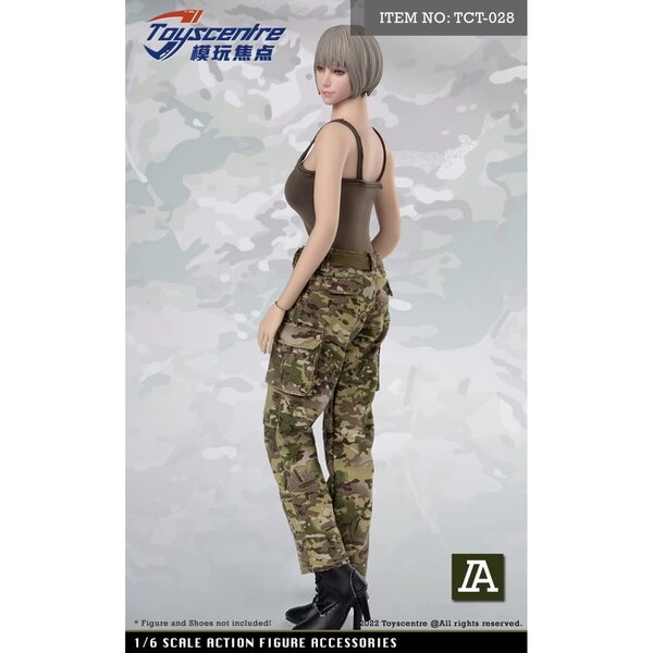 Abito completo artigianale 1/6 per action figure femminile 12" - Camicia e pantaloni