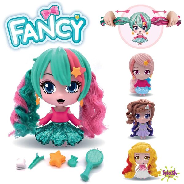 Splash Toys Fancy Emma – Kämmpuppe mit magischen Haaren und Accessoires