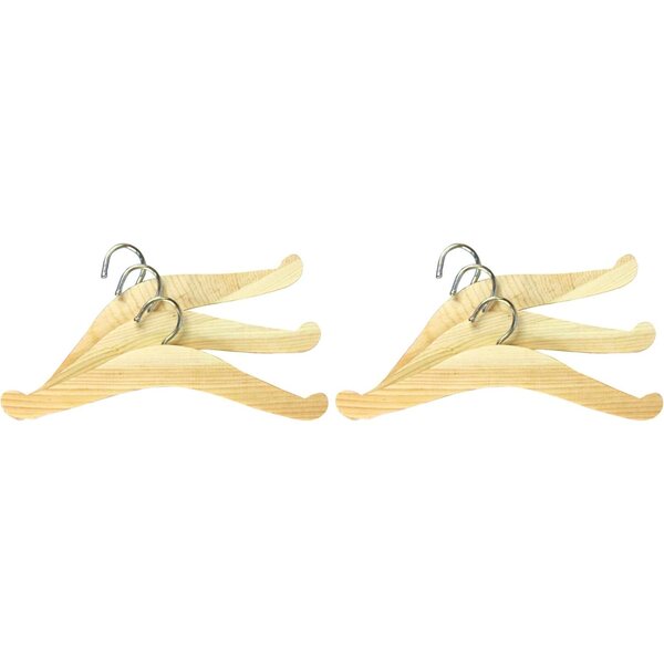Set 3 Grucce in Legno per Bambole Heless 304 - Ordine e Cura del Bamboleschrank
