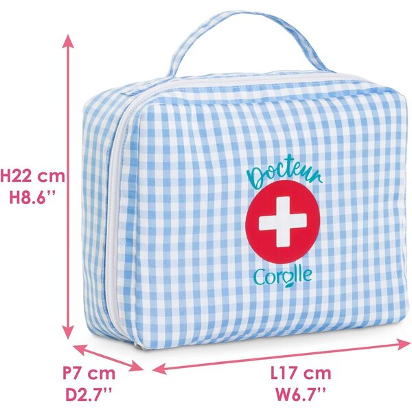 Corolle Kit Dottore con 8 Accessori per Bambole 30 cm, Gioco Educativo 18+ Mesi