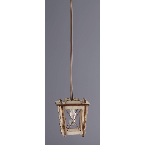 Kahlert Licht LED Holzlaterne 18 mm - Lichtdekoration für den Modellbau