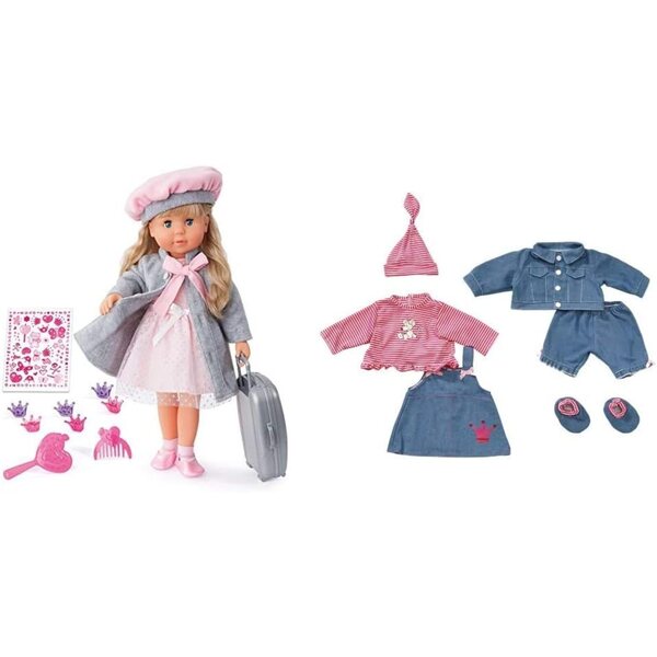 Bayer Design Charlene Pupa Funzionale 46cm con 90 Frasi, Abbigliamento Rosa per 42-46cm