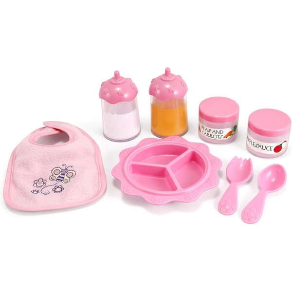 8-teiliges Puppennahrungsset von Melissa & Doug mit Zubehör zum Füttern