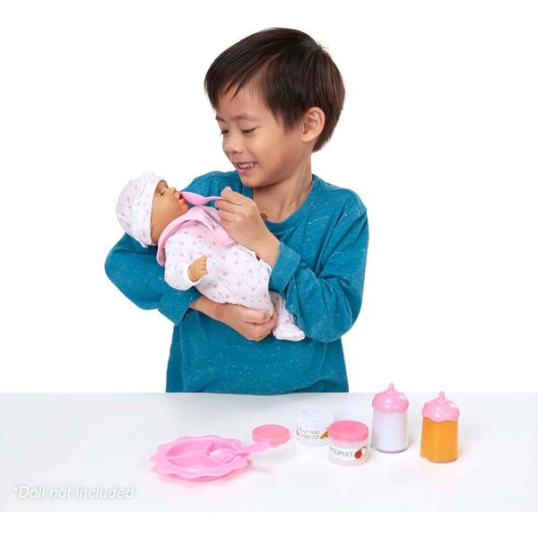 8-teiliges Puppennahrungsset von Melissa & Doug mit Zubehör zum Füttern