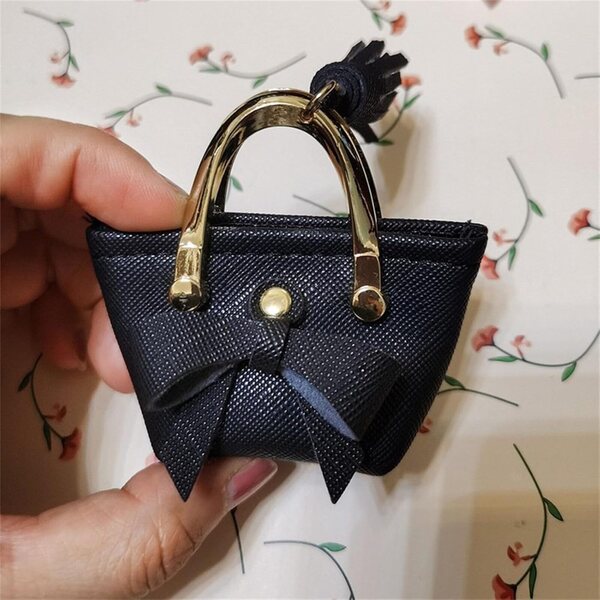 Mini Borsa in Stoffa per Bambole 1/6 - Accessorio Moda per Collezionisti e Bambine
