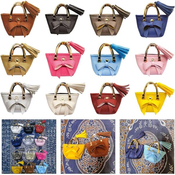 Mini-Stofftasche für 1/6 Puppen – Modeaccessoire für Sammler