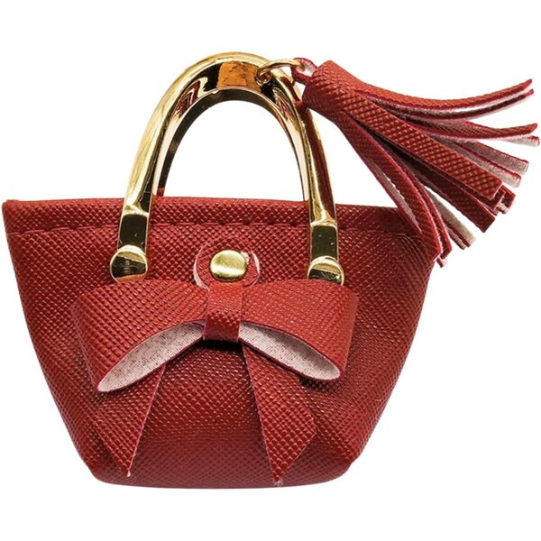 Mini borsa per bambole 1/6 in stoffa colorata, accessorio moda per collezionisti